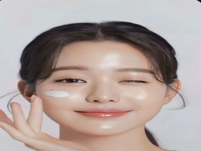 Korean glass skin facial